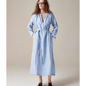 J Crew NWT Elegant Light Blue Maxi Dress
